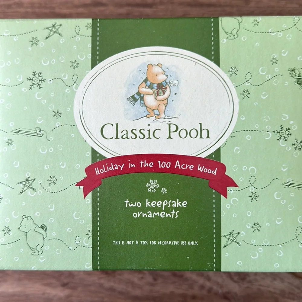 Classic Pooh ornaments brand NEW IN BOX 2